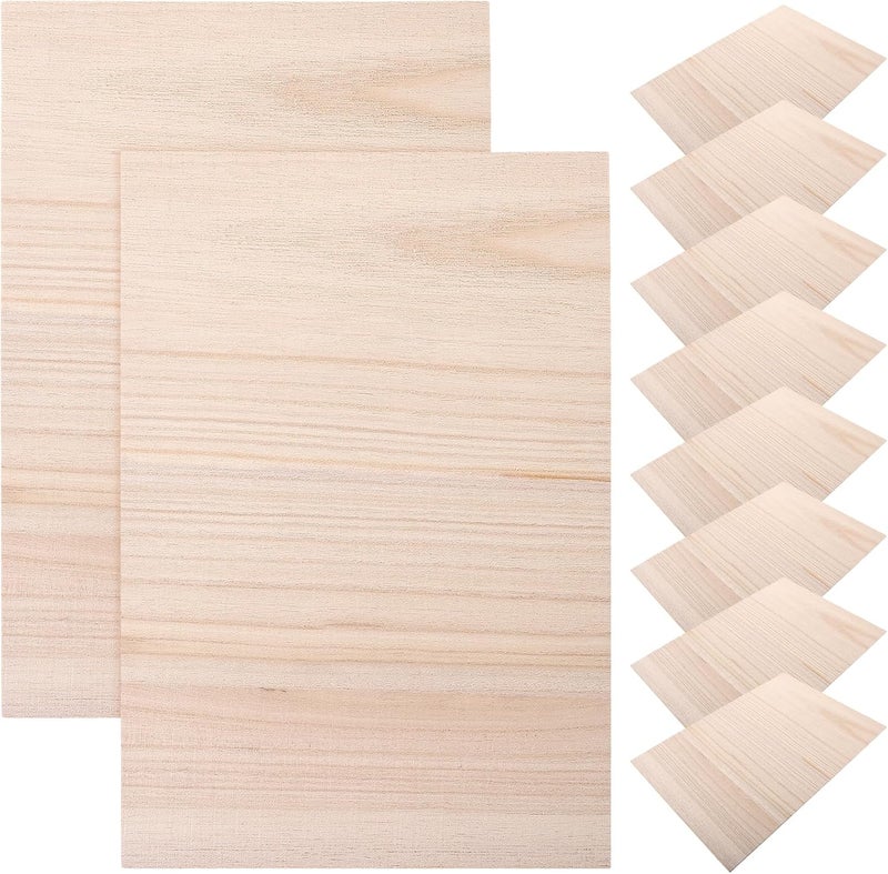 Veemoon 10pcs Wood Breaking Boards, Rebreakable Martial Arts Practice Boards 3mm Taekwondo Breaking Boards Karate Performance Board Kick Board Training Accessories for Kids Youth Adults - Image 1